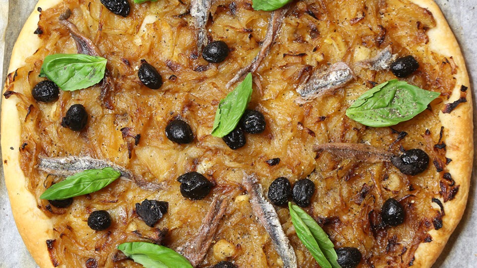 pissaladiere carre