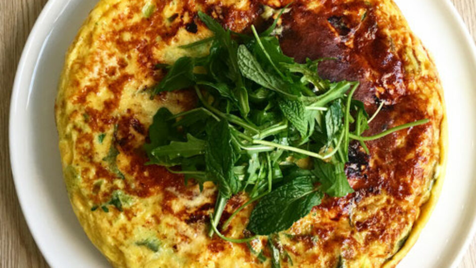 Recettes Omelette Roquette Chèvre