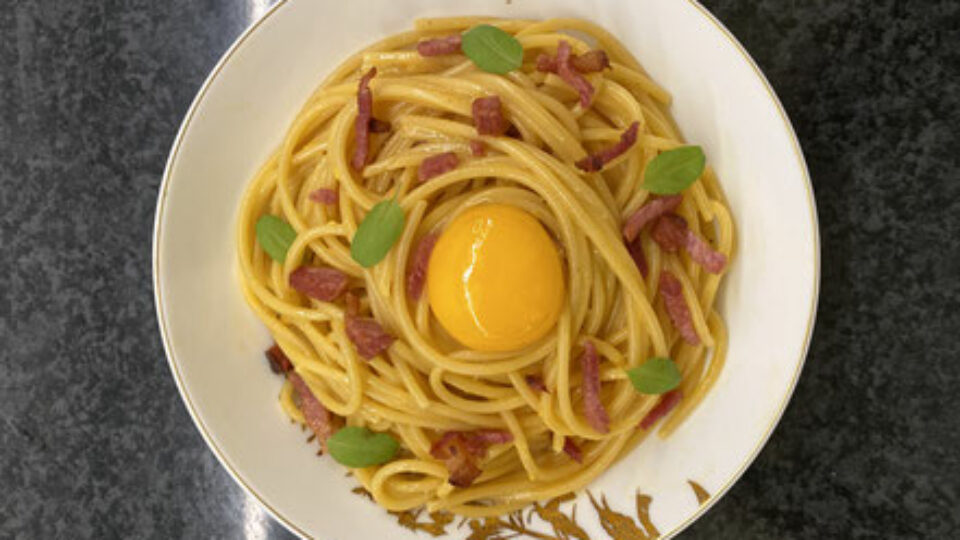 Recettes Pates A La Carbonara