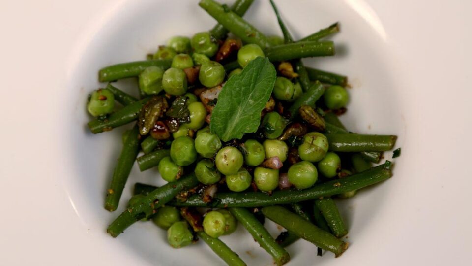 Recettes Salade D'haricots Verts, Petits Pois Et Pistaches