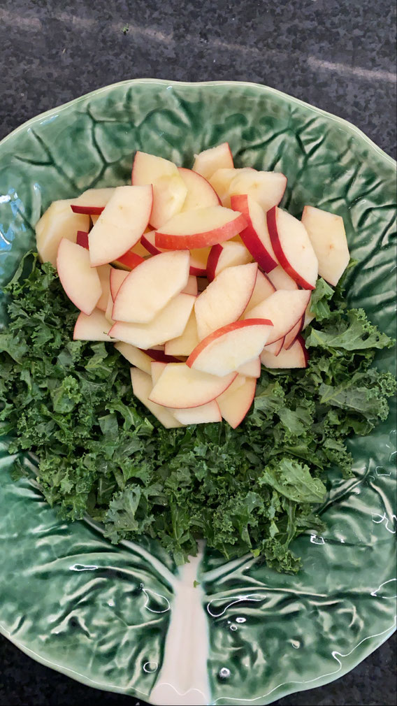 Recette Salade De Kale Aux Pommes 2